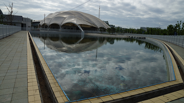 上饶市奥体中心室外游泳池